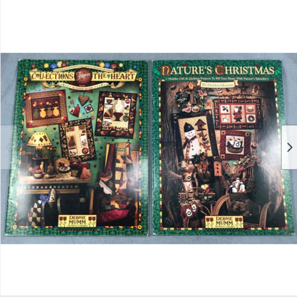Debbie Mumm Book Set Wallhangings Country Quilts Placemats Christmas Decor